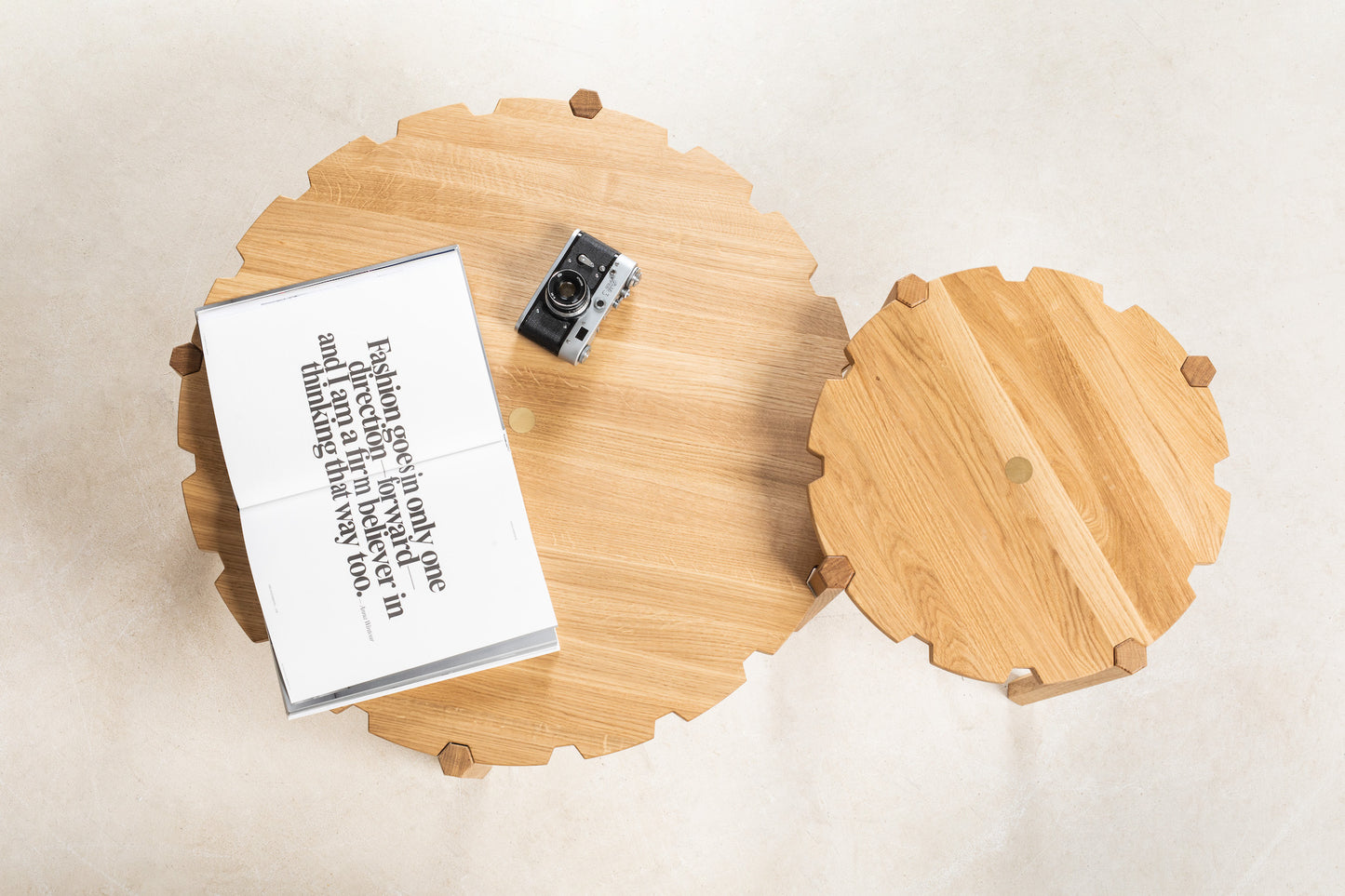 Pinion Oak Side Table - D50