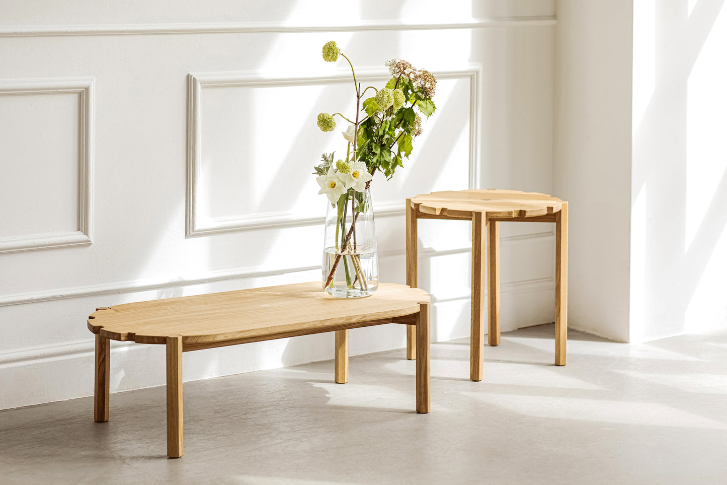 Pinion Oak Side Table - L100