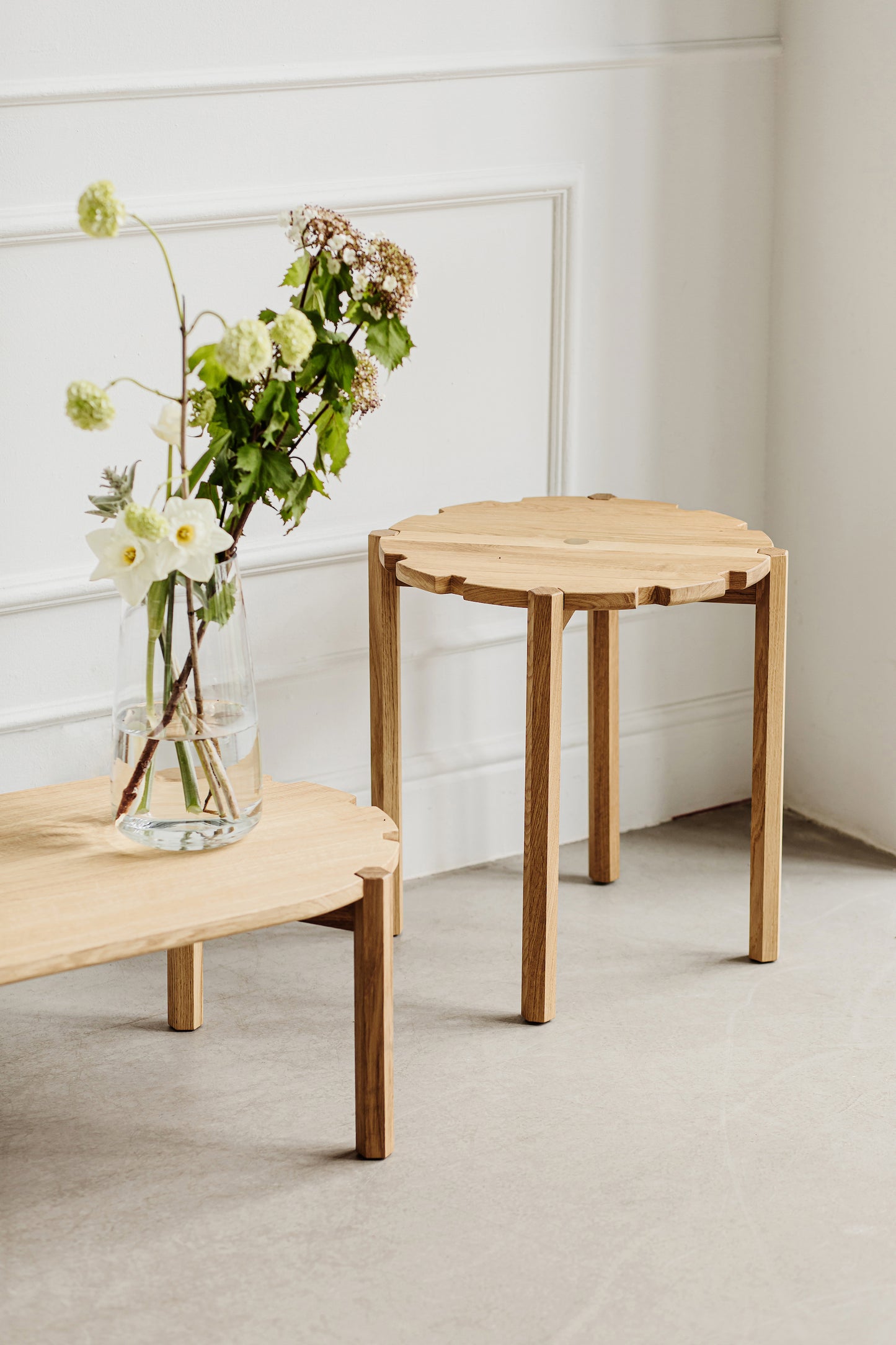 Pinion Oak Side Table - D50