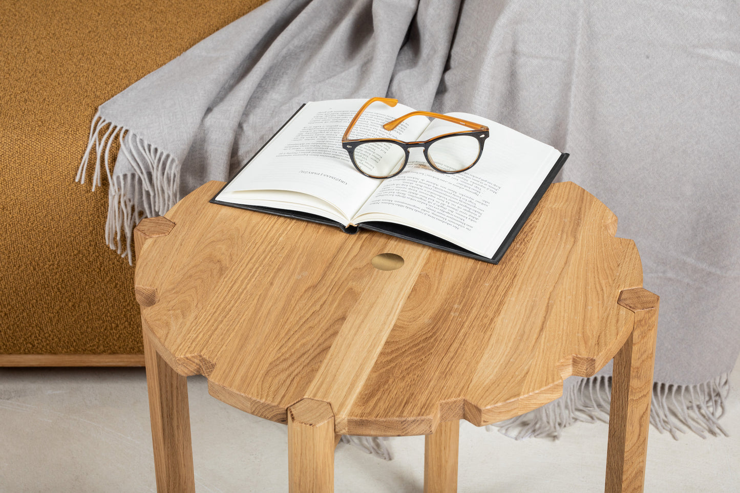 Pinion Oak Side Table - D50