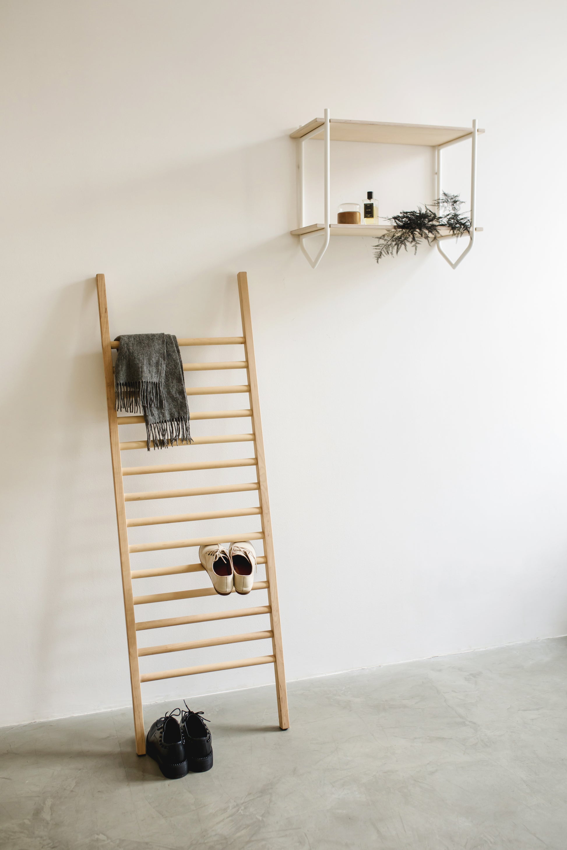 Step Up Birch Wood Shoe Rack