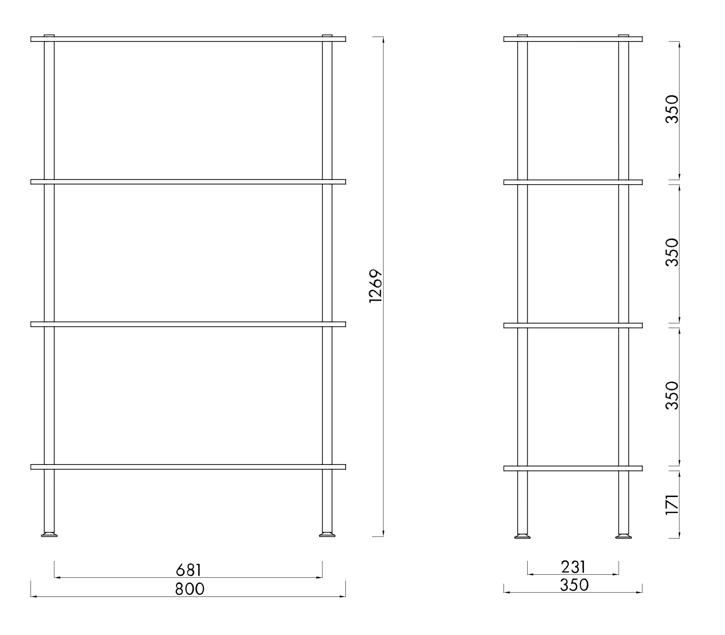 Teidi Shelving Unit