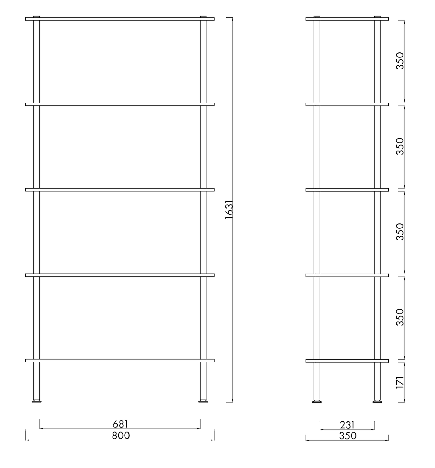 Teidi Shelving Unit