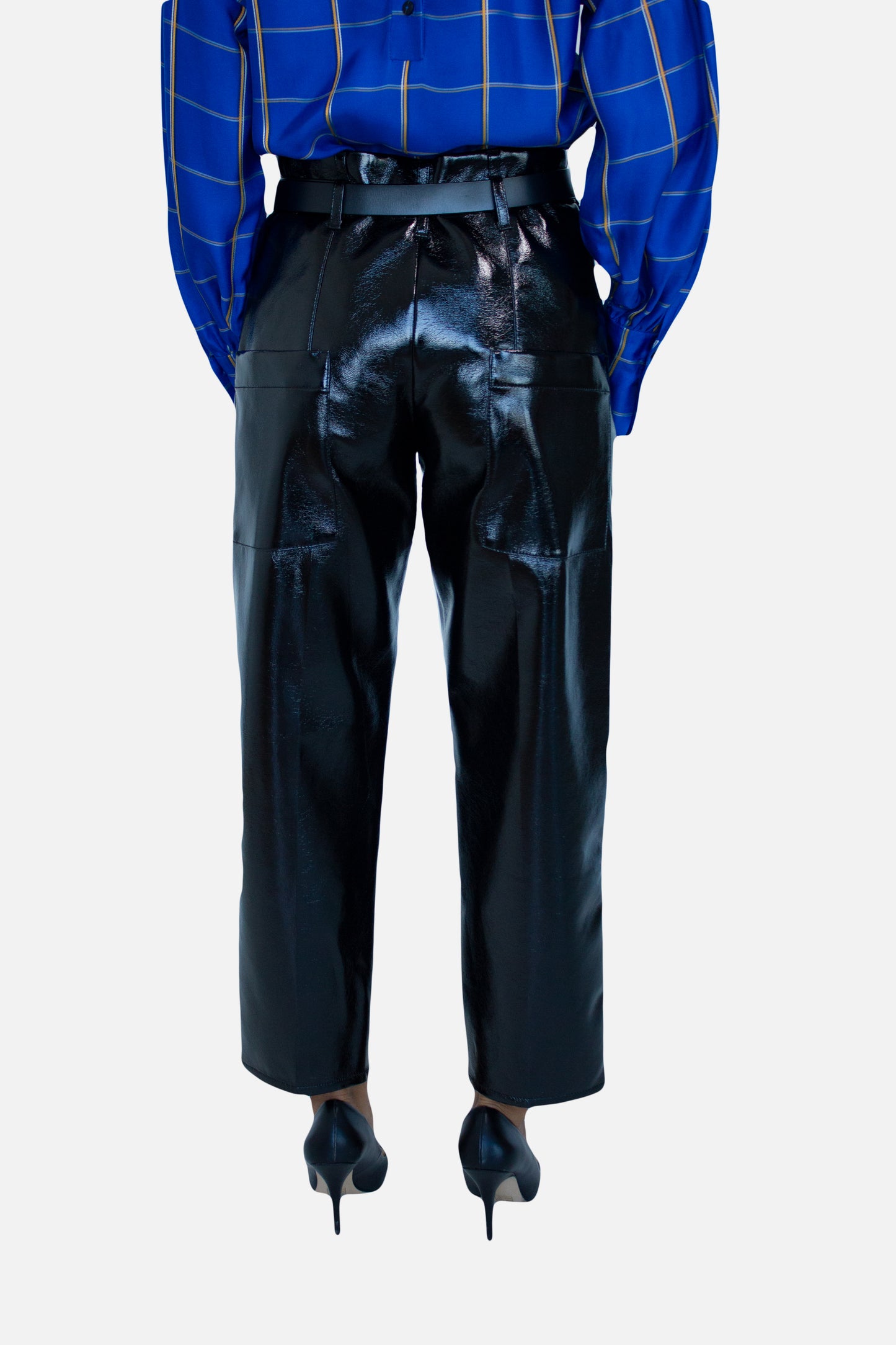 Cropped Wide Leg Trousers