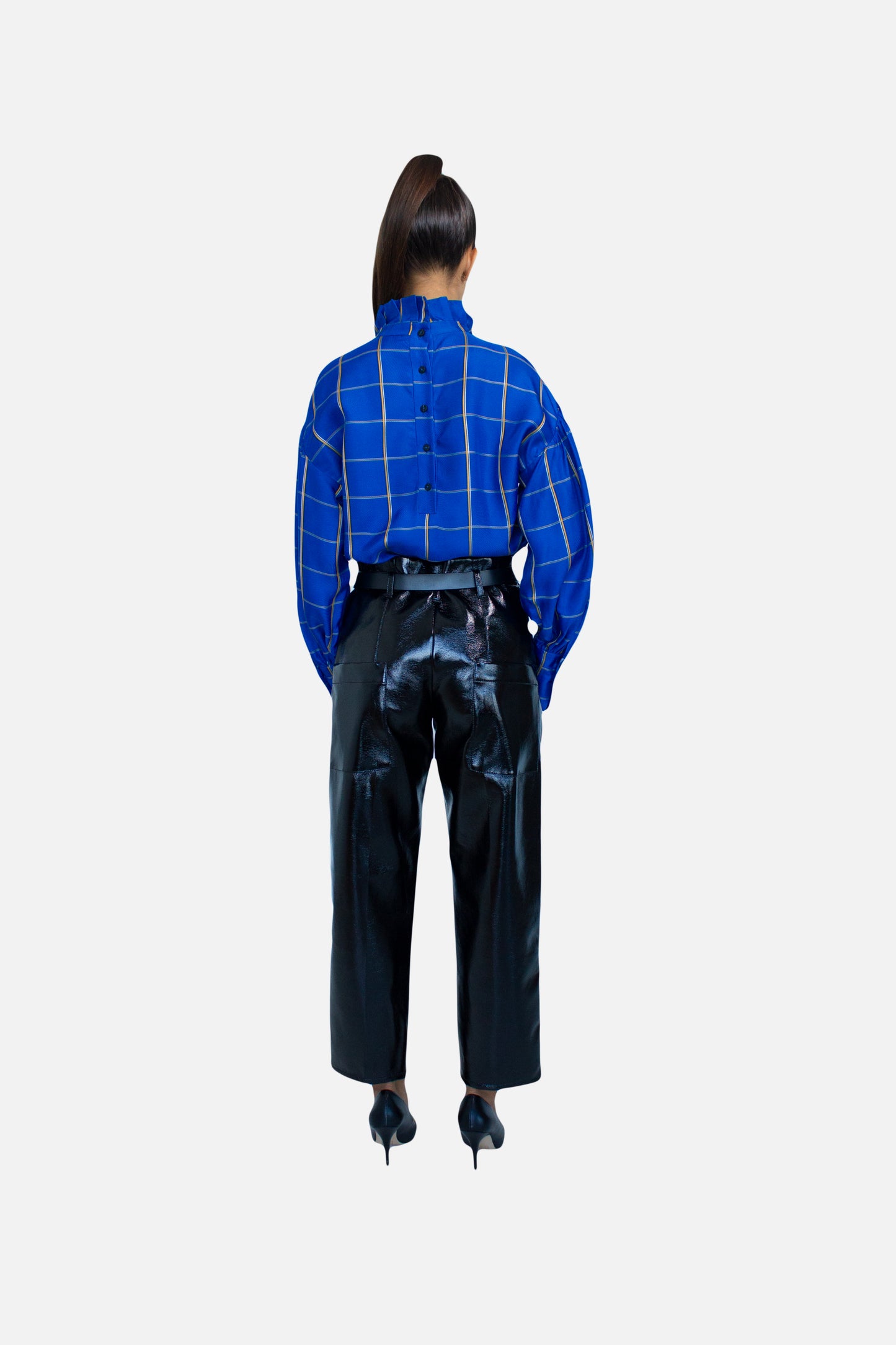 Cropped Wide Leg Trousers