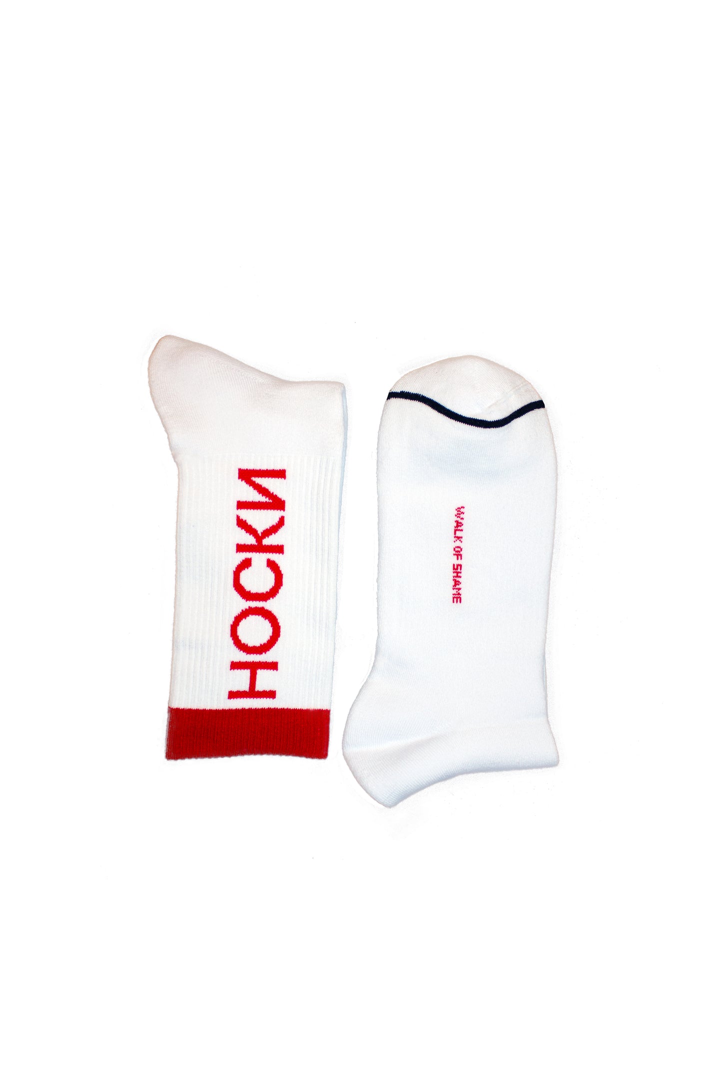White Cotton-Blend Socks Wos