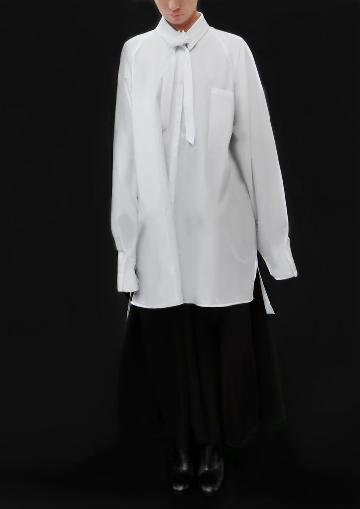 Bellini Flower Cotton Shirt