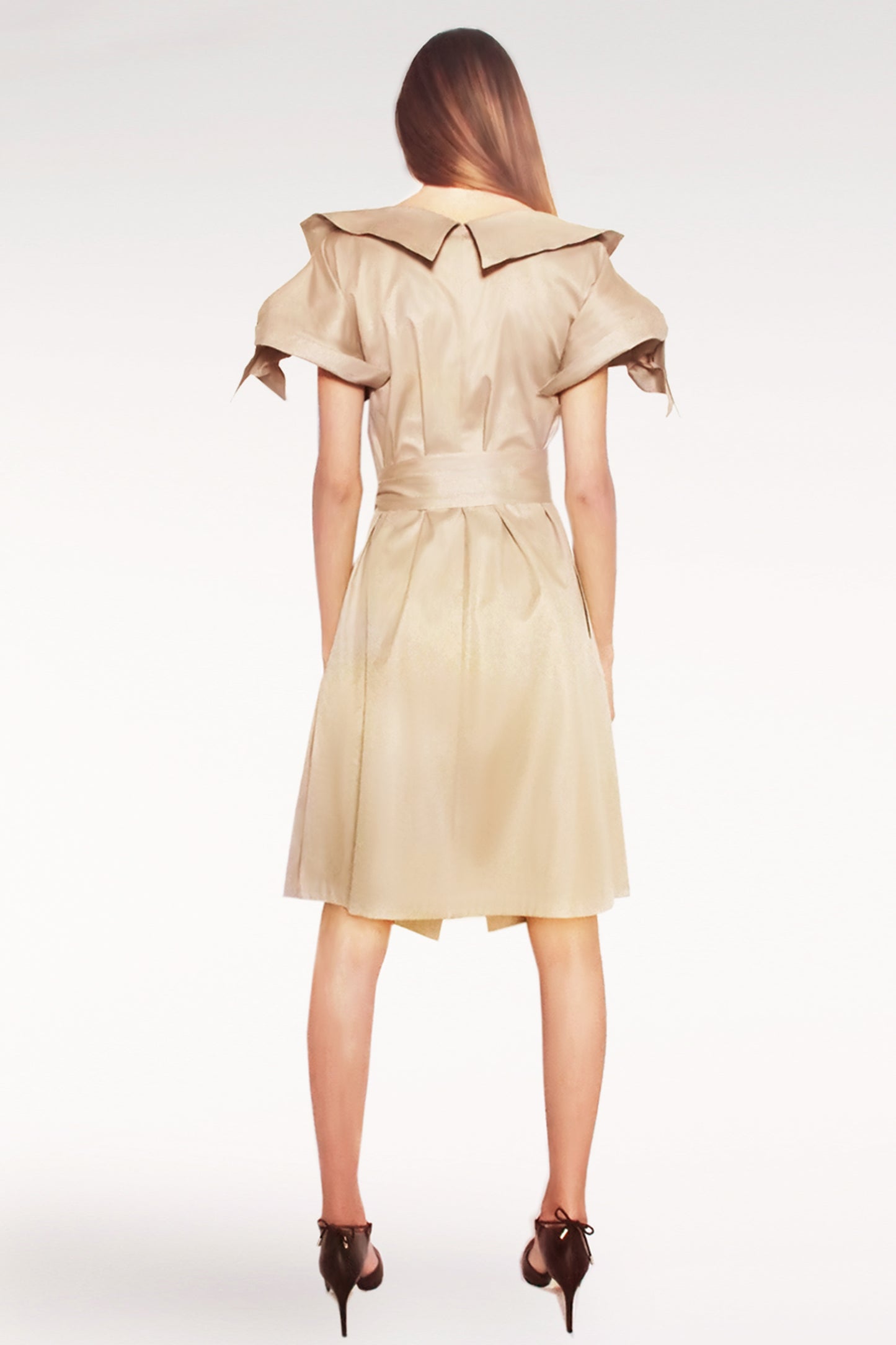 Origami Cotton Tailored Dress