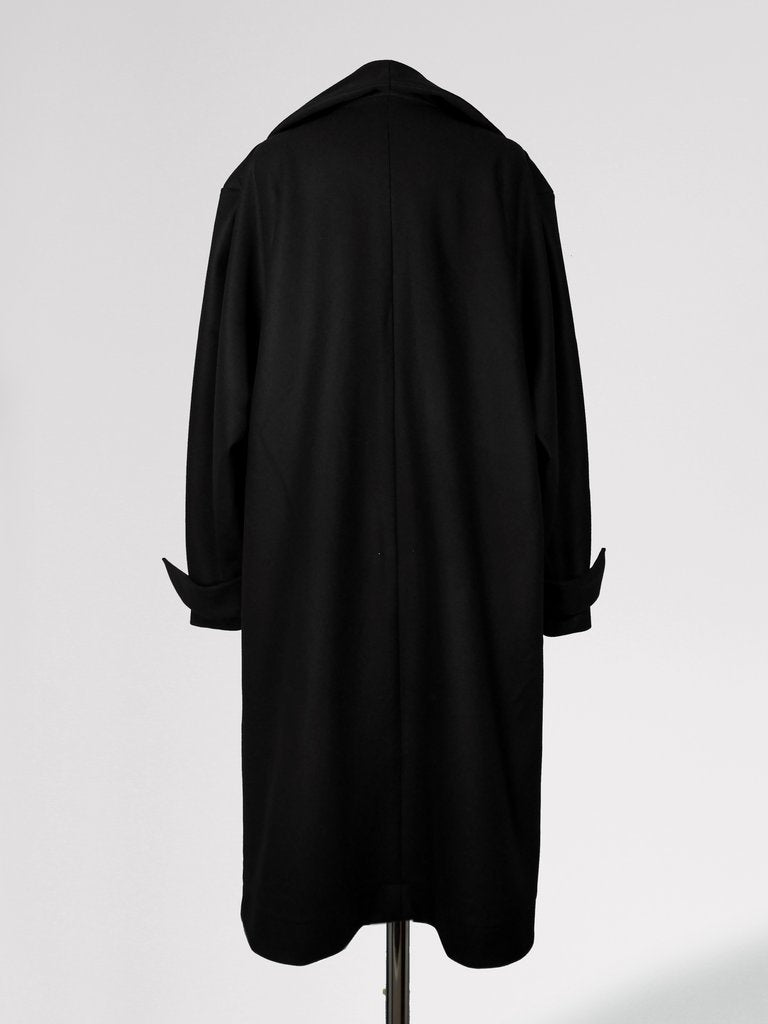 Unisex Origami Triangle Shoulder Wool Coat