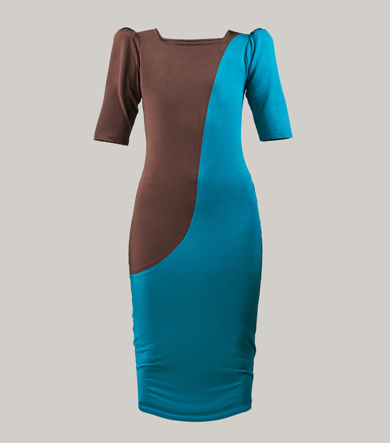 "Bio-Plutonia" Organic Cotton Sheath Dress