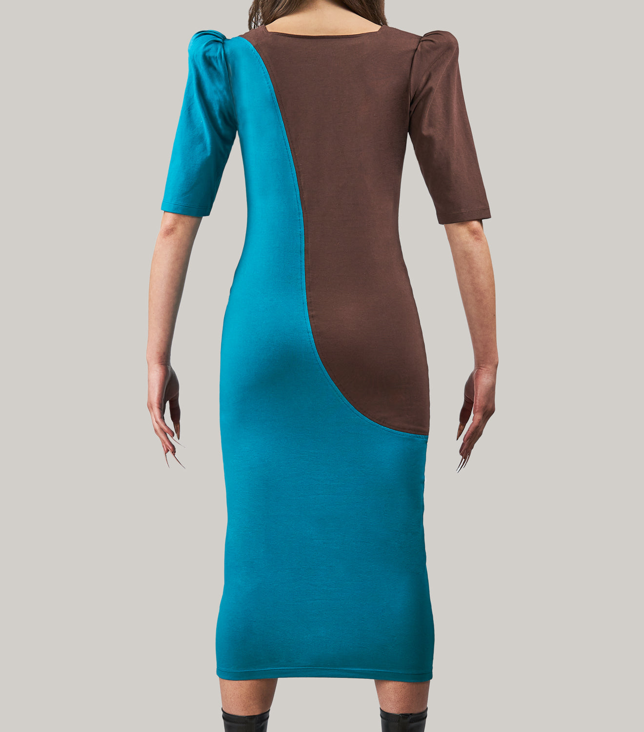 "Bio-Plutonia" Organic Cotton Sheath Dress