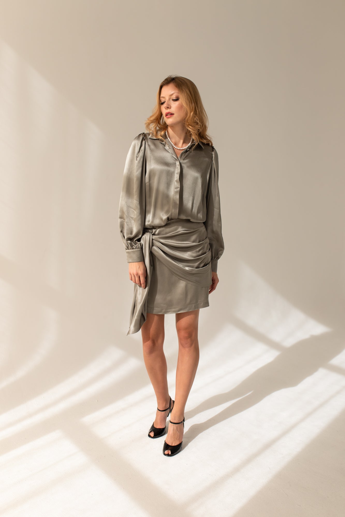 Charlotte Olive Dress