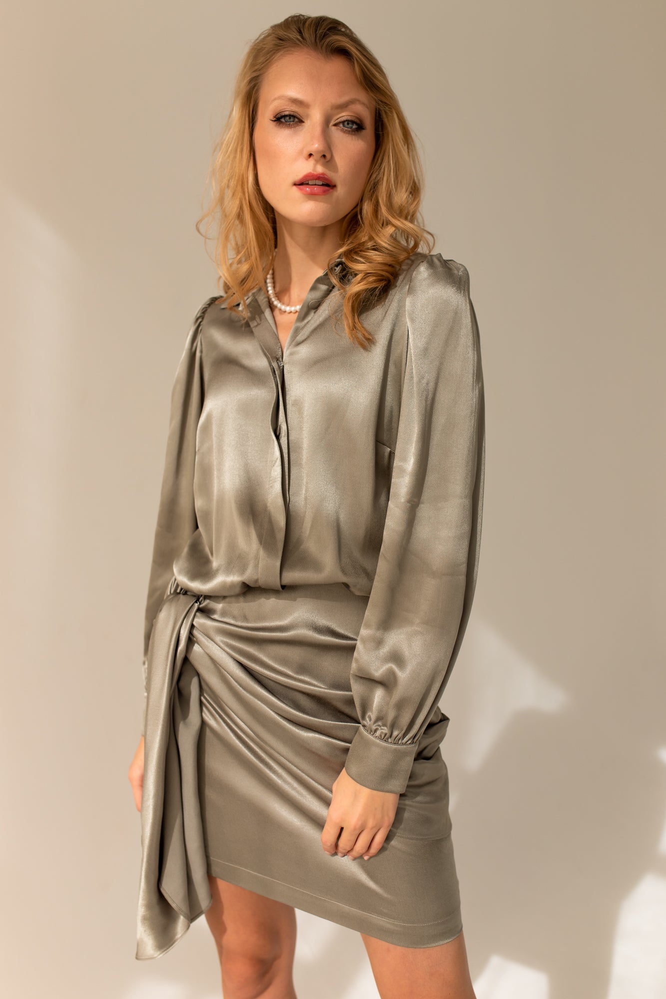 Charlotte Olive Dress