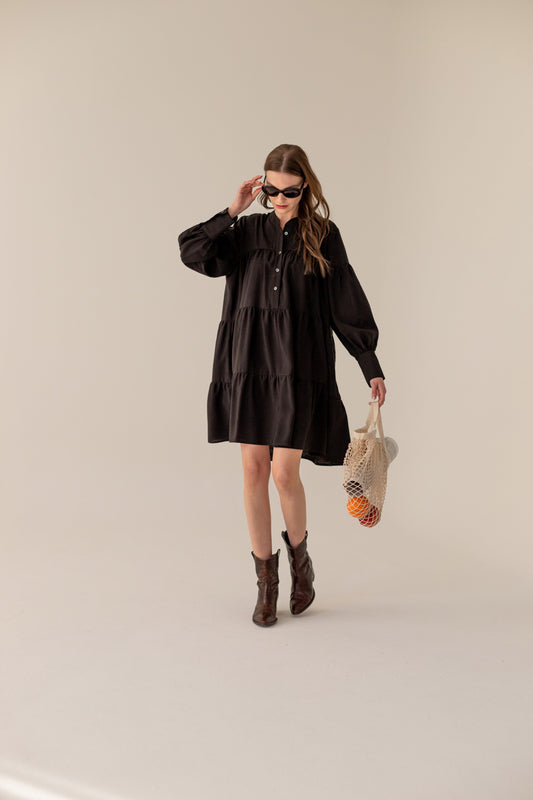 Claire Black Dress