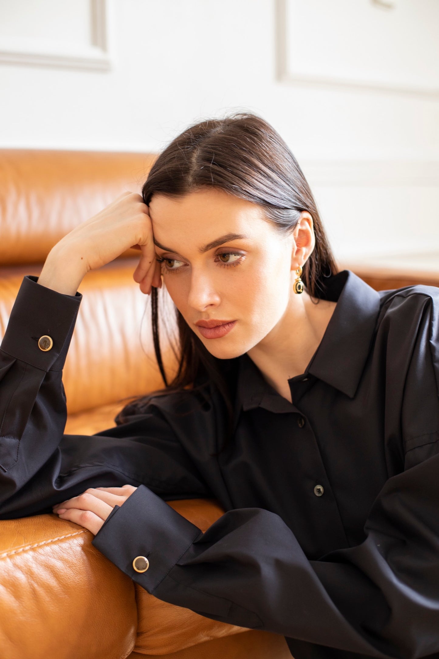 Classic Oversize Black Shirt