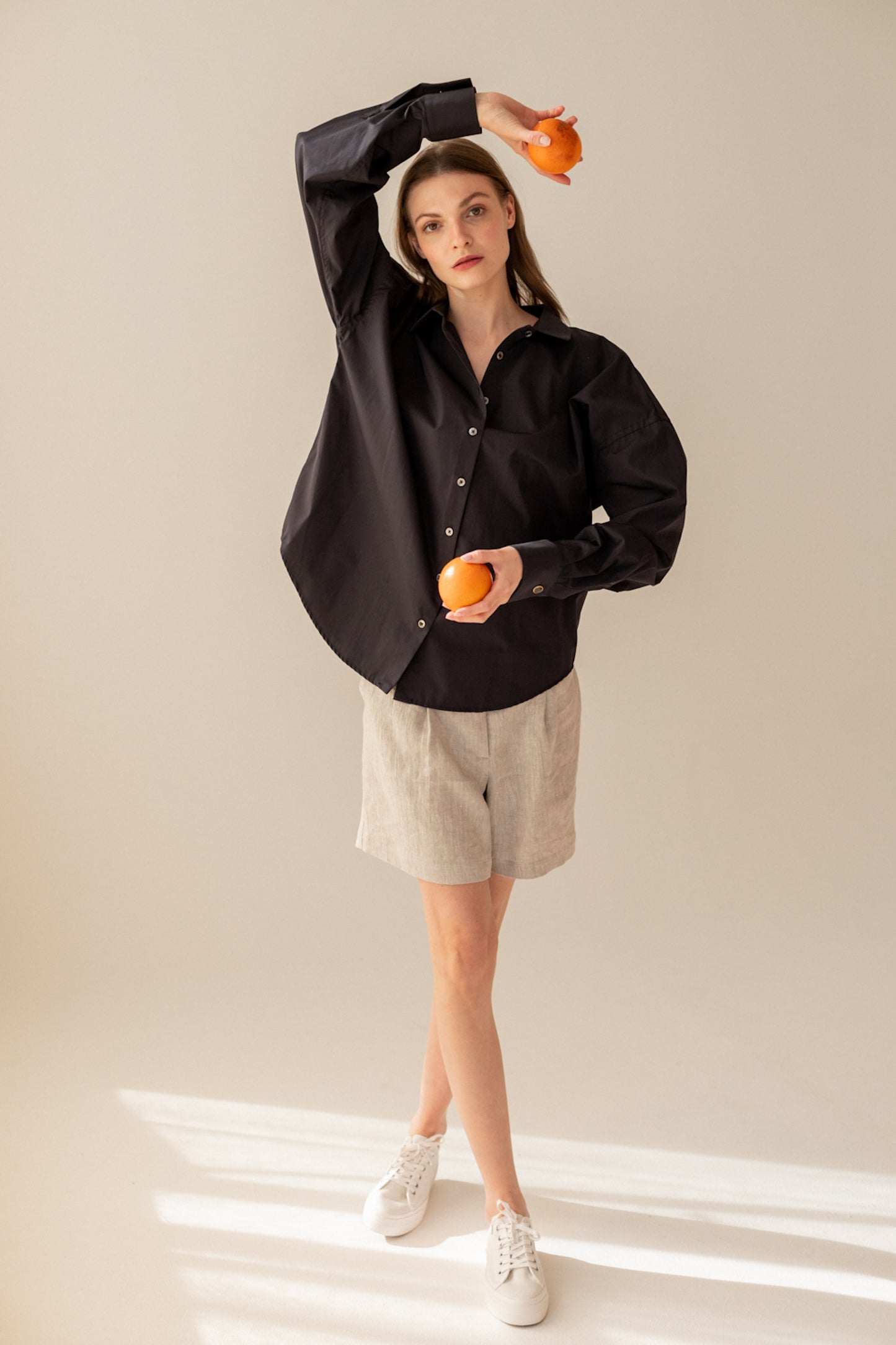 Classic Oversize Black Shirt