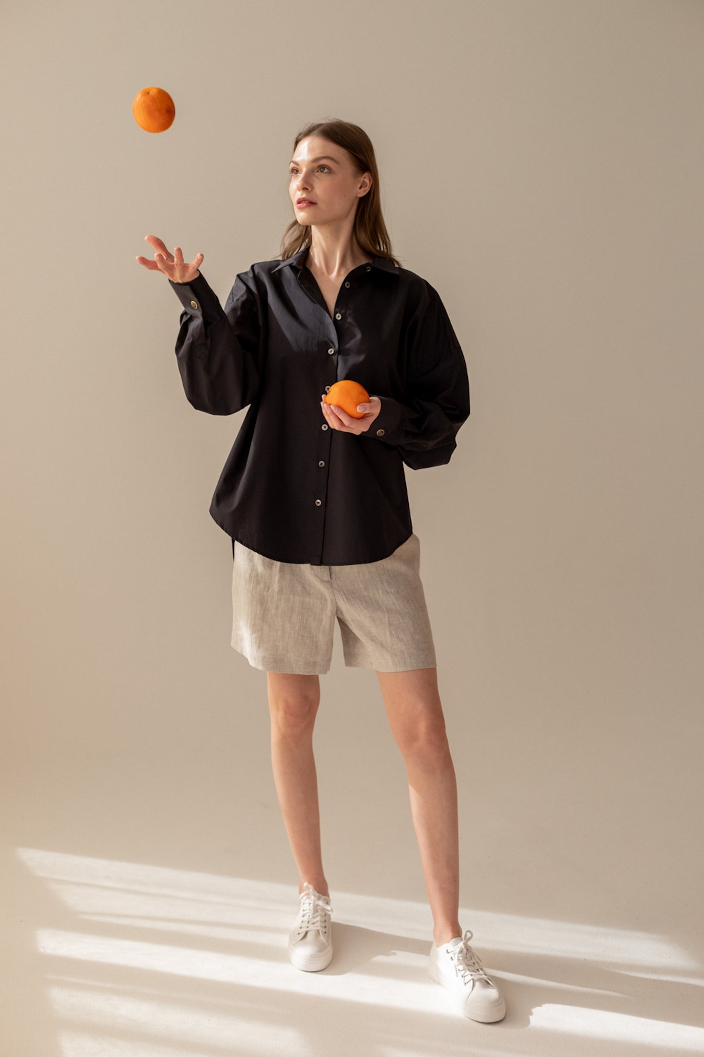 Classic Oversize Black Shirt