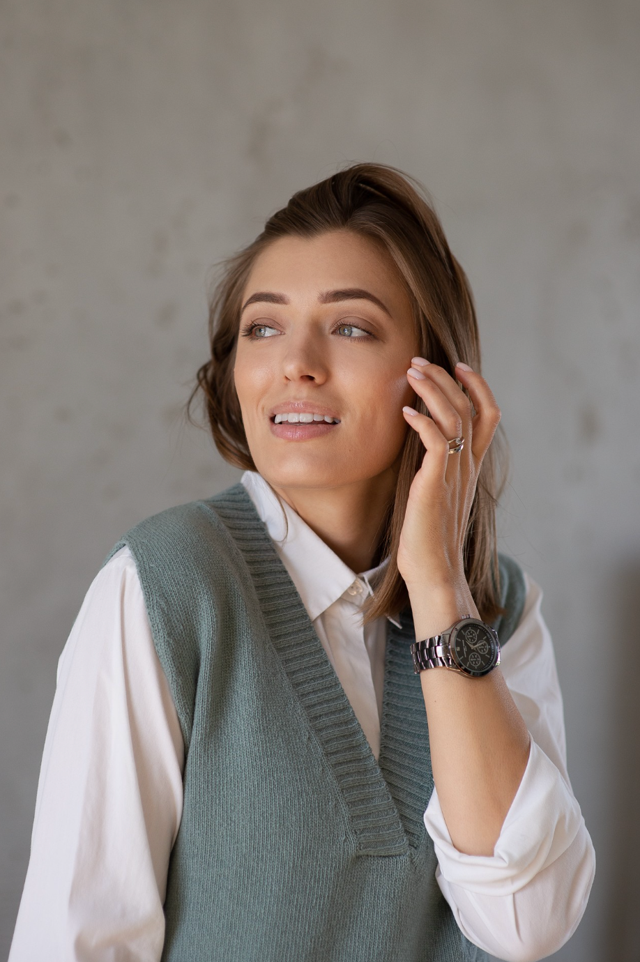 Classic Oversized Wool Vest
