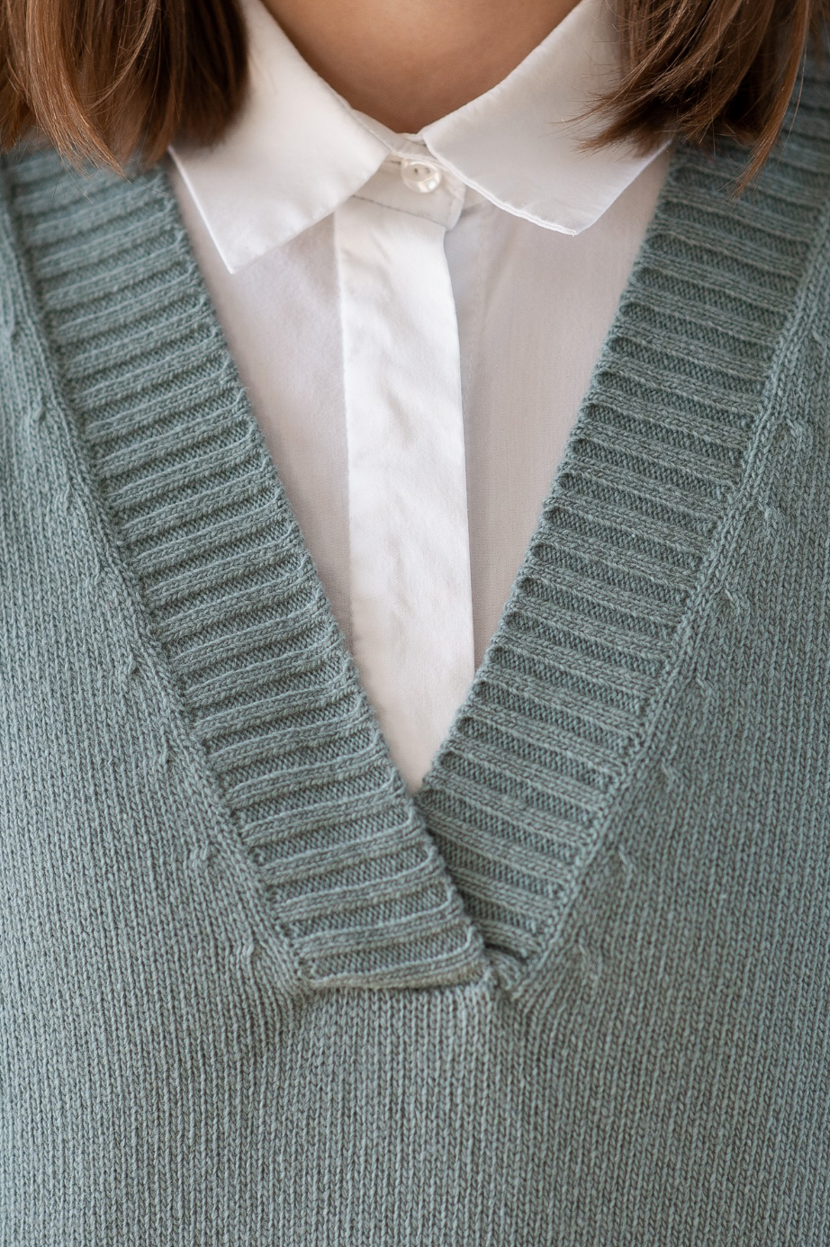 Classic Oversized Wool Vest