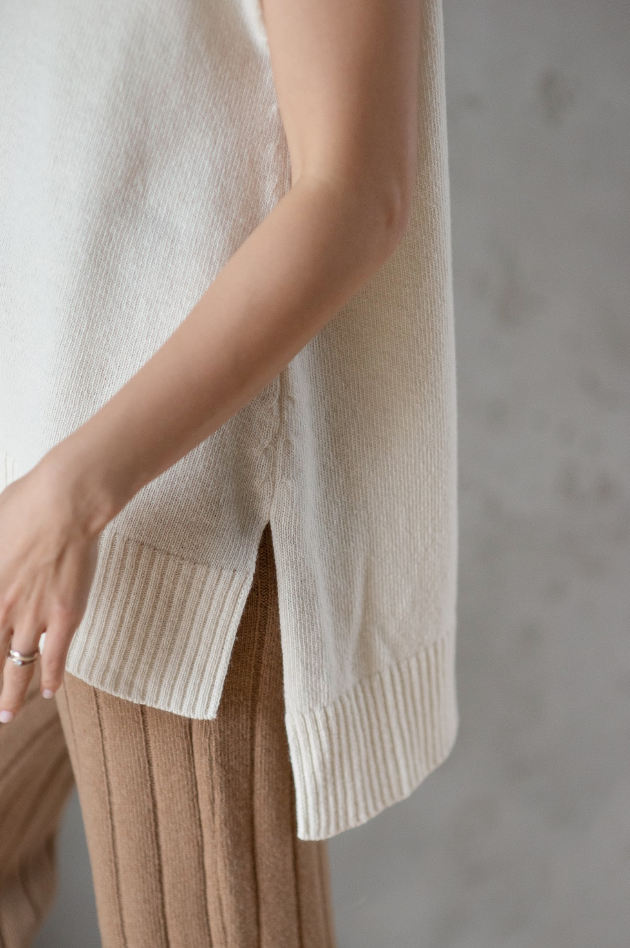 Classic Oversized Wool Vest