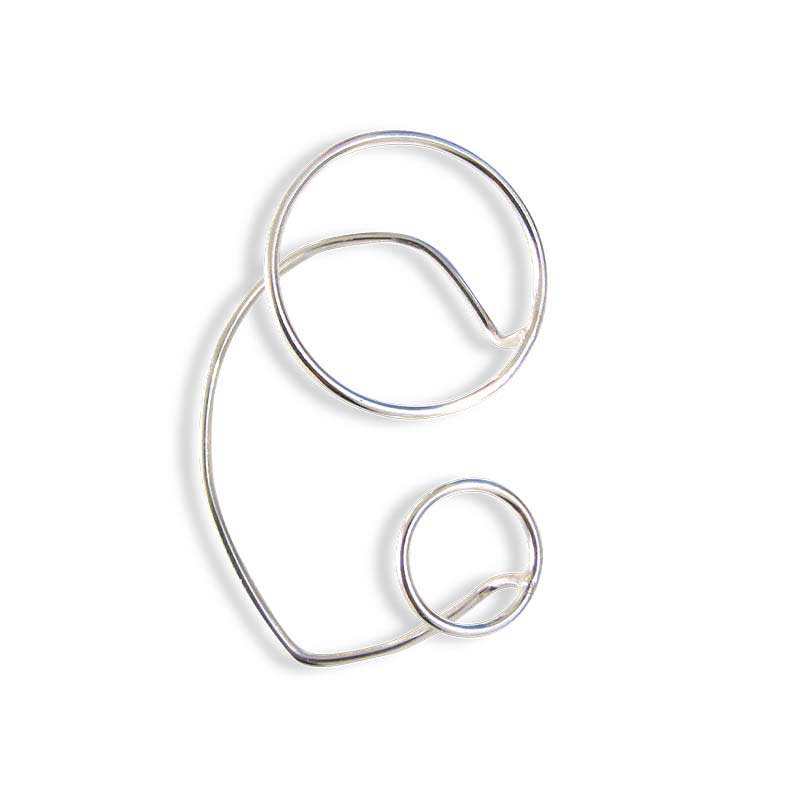 Earcuff Levitas - Sterling Ecosilver