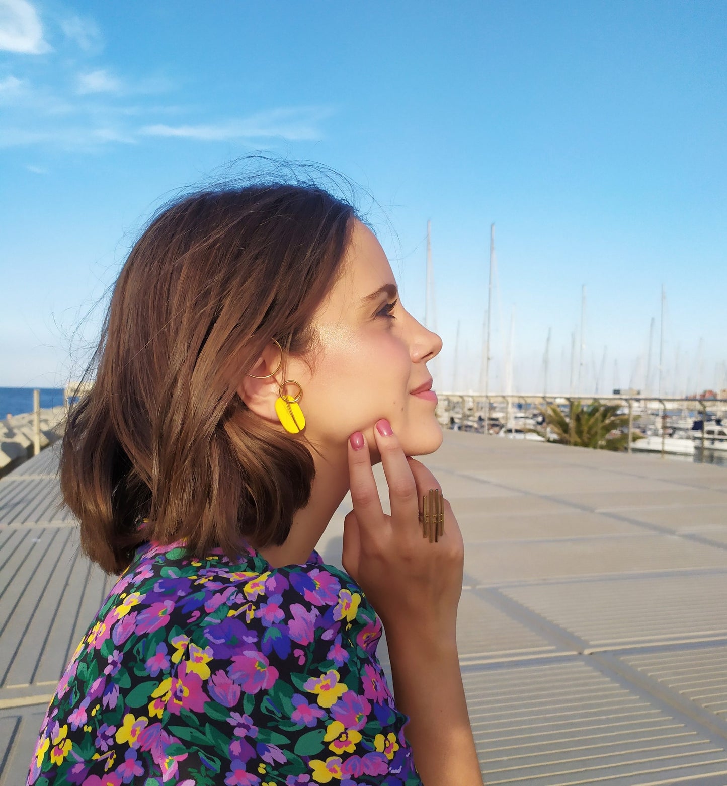 Earcuff Levitas - Vermeil Gold