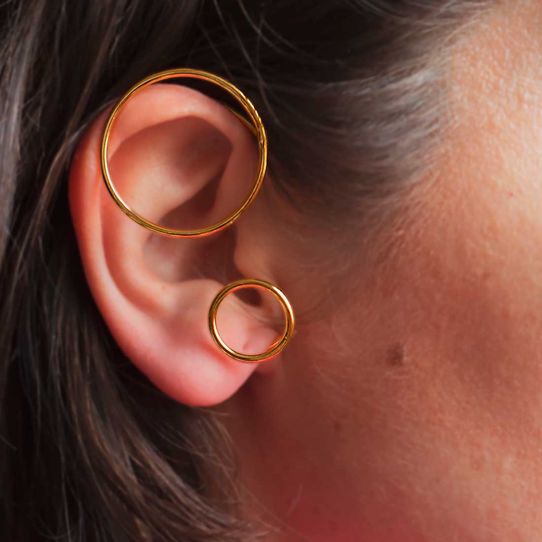 Earcuff Levitas - Vermeil Gold