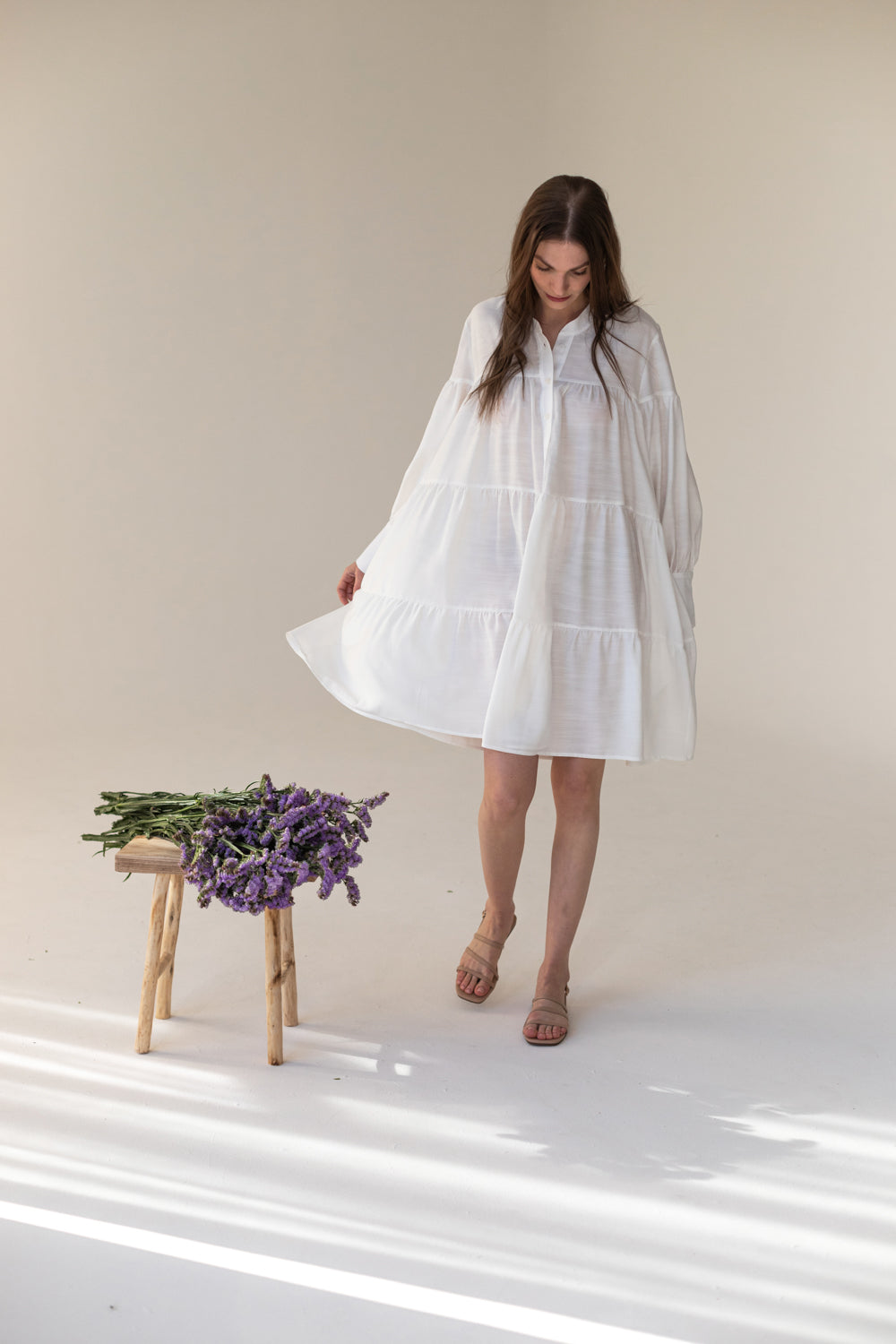 Idylle ecru dress