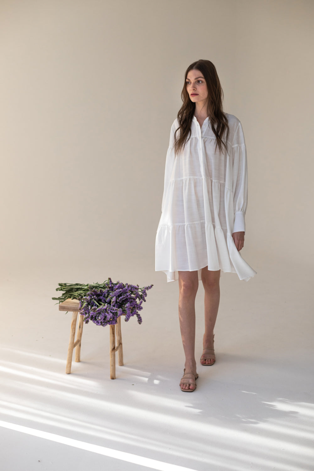 Idylle ecru dress