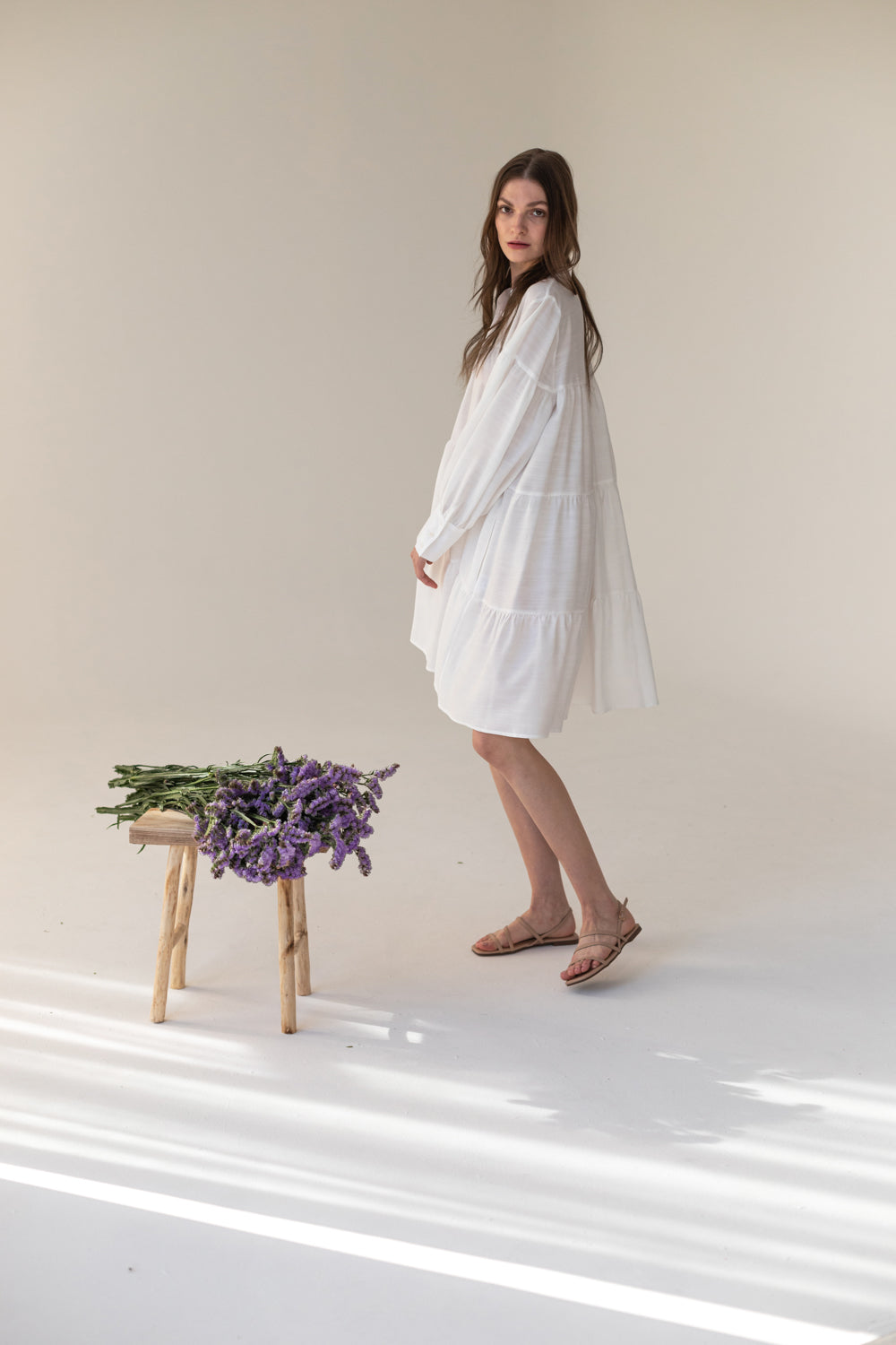 Idylle ecru dress