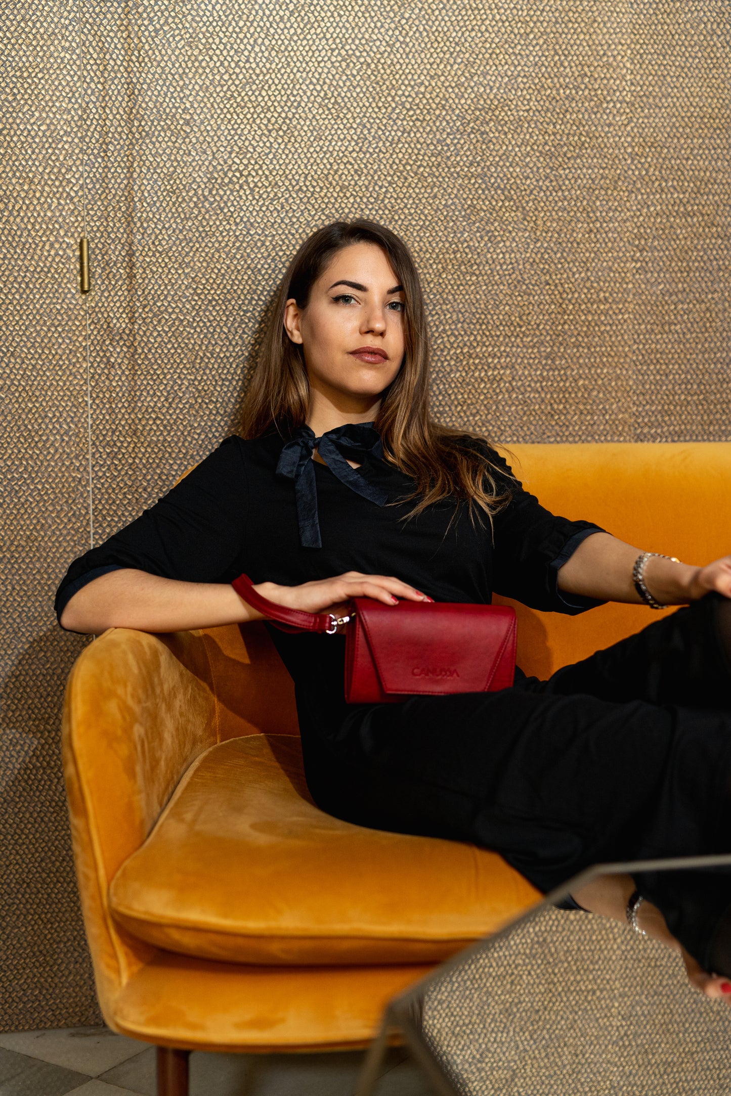 Hybrid Vegan Bag Red