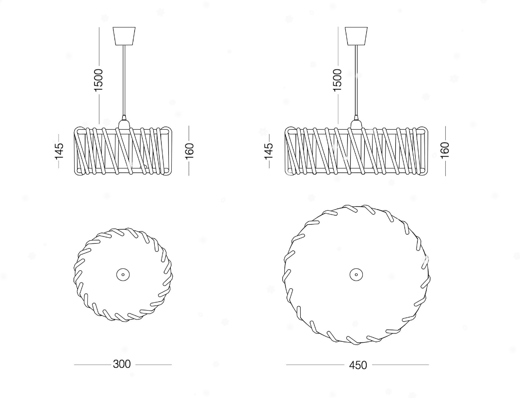 Macaron Pendant Lamp D30