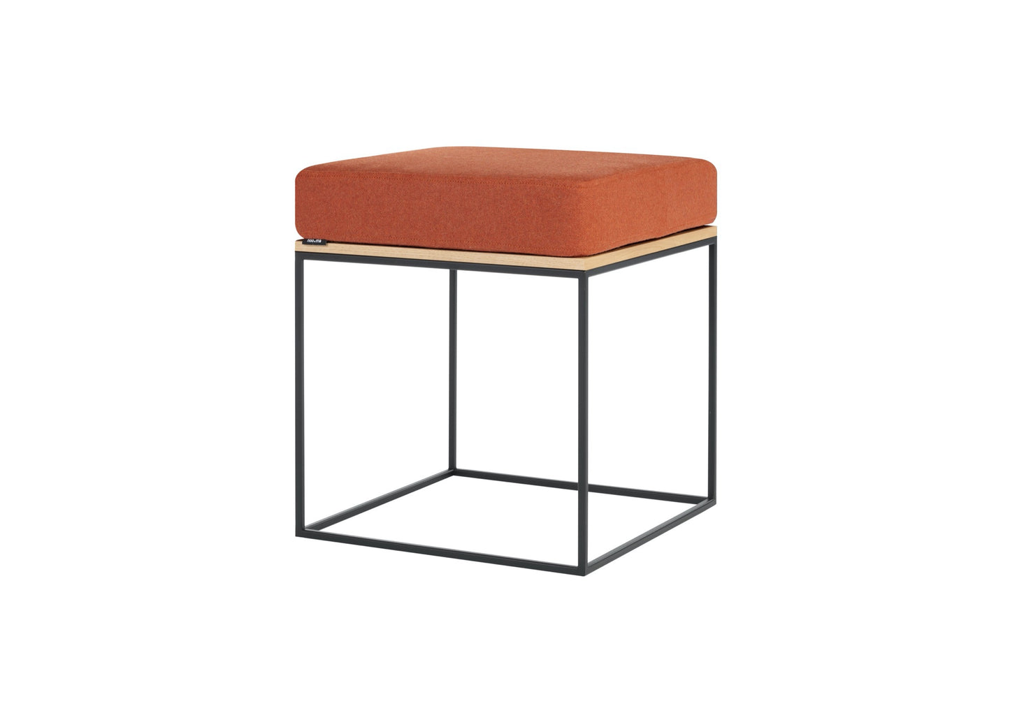 Feo Pouf Wool - Terracotta