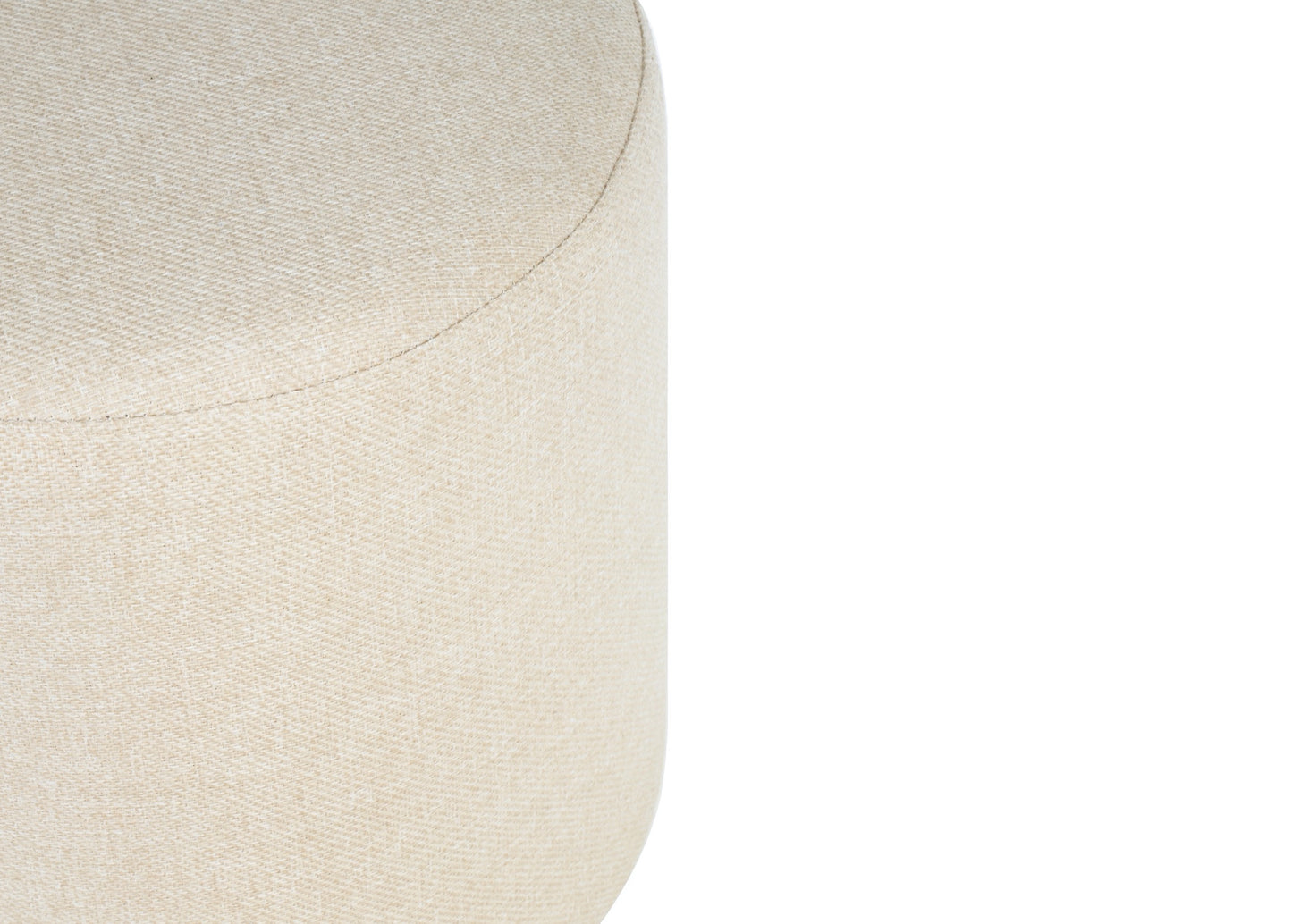 Folk Pouf Low Wool