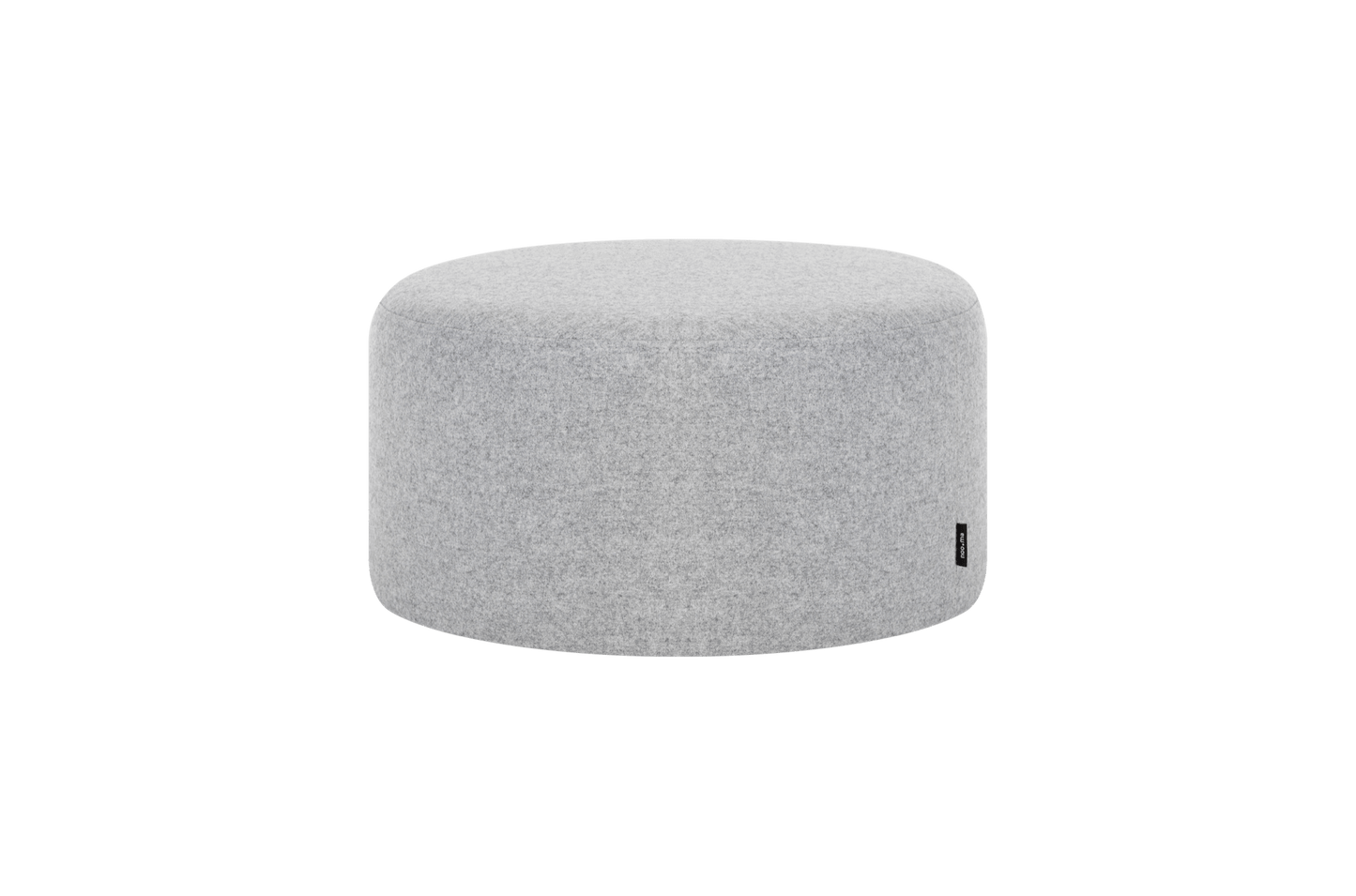 Folk Pouf Low Wool