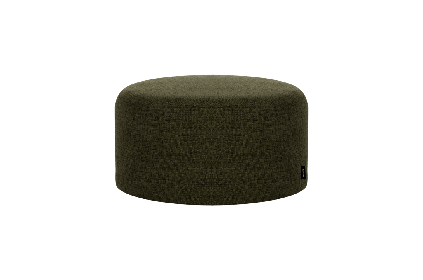 Folk Pouf Low Wool
