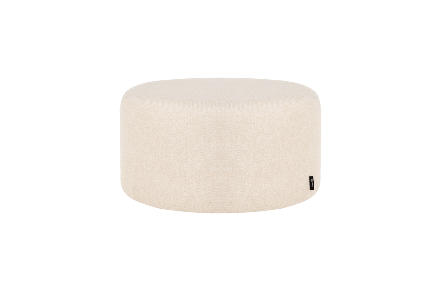 Folk Pouf Low Wool