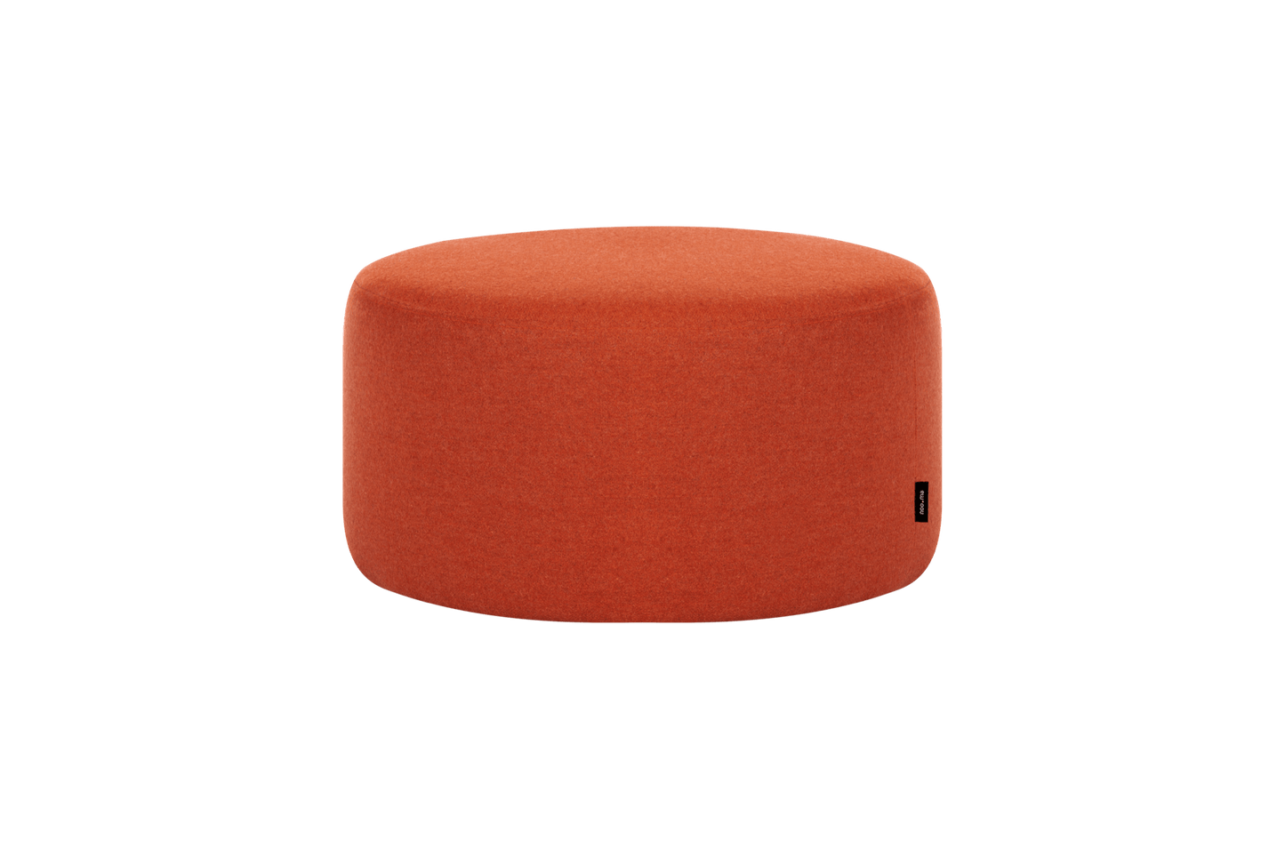 Folk Pouf Low Wool