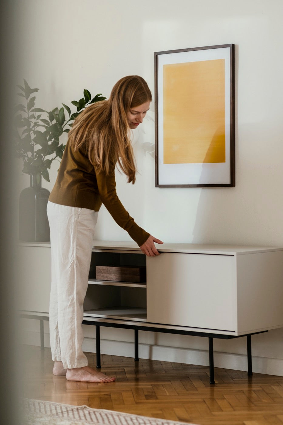 Mod TV Stand - Almond Grey