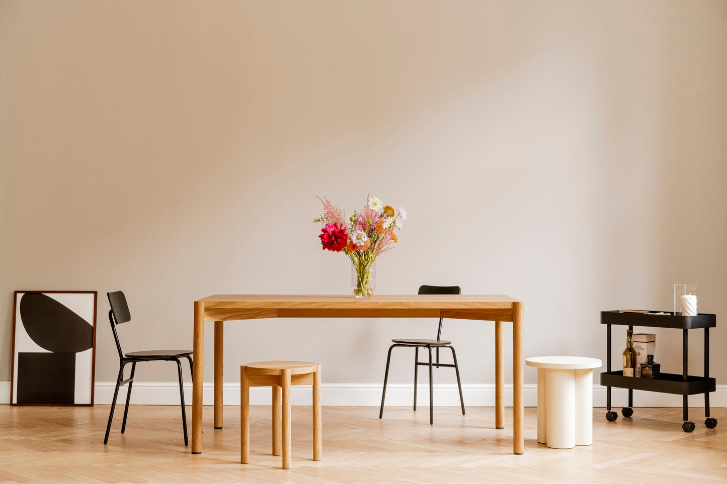 Hopp Oak Stool