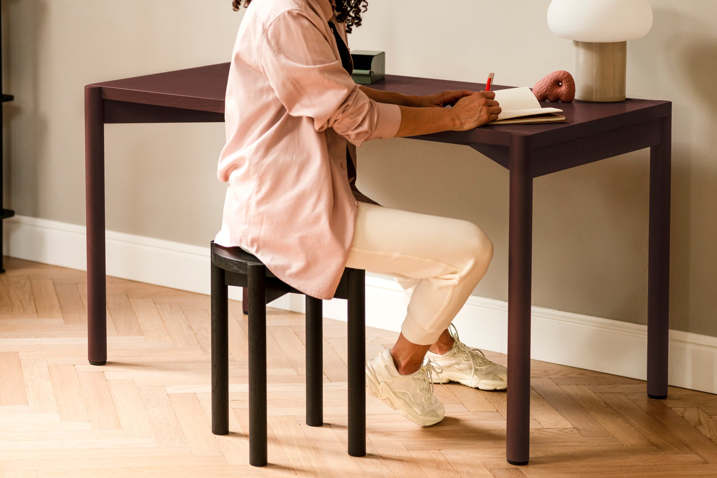Hopp Oak Stool