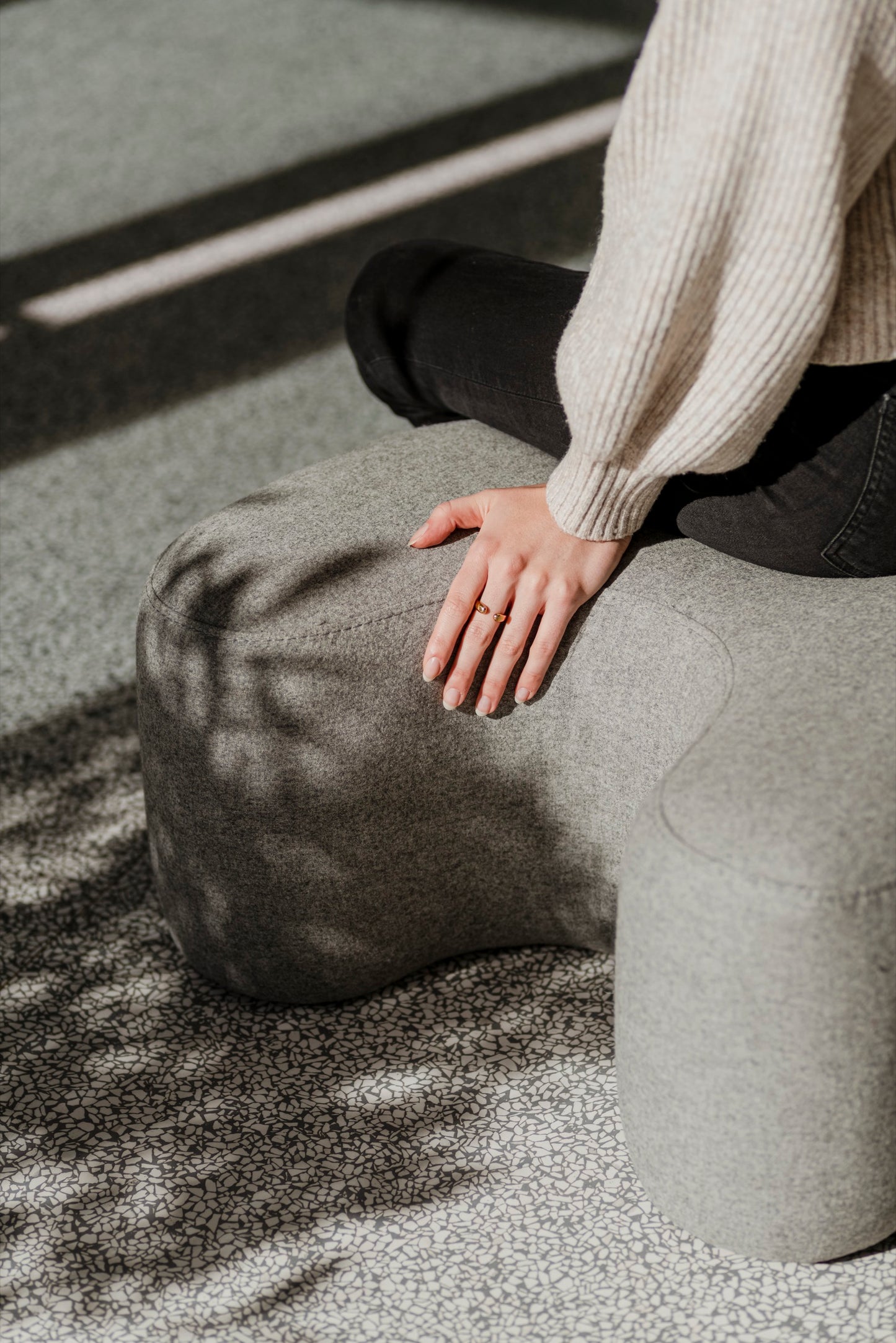 Ü Pouf Wool