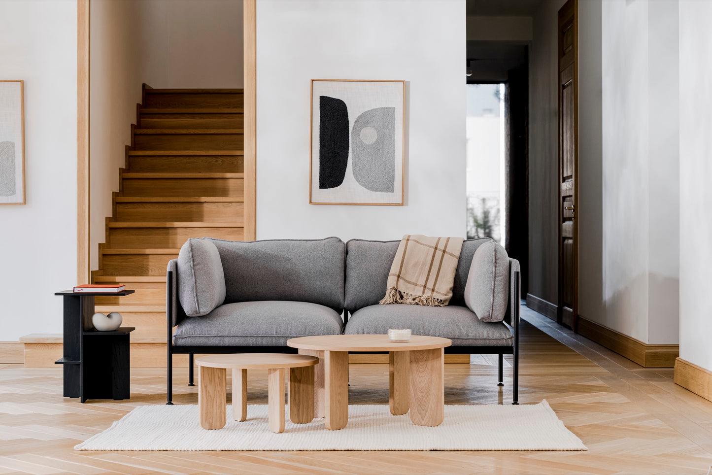 Kuvu Oak Coffee Table - Nest of Tables