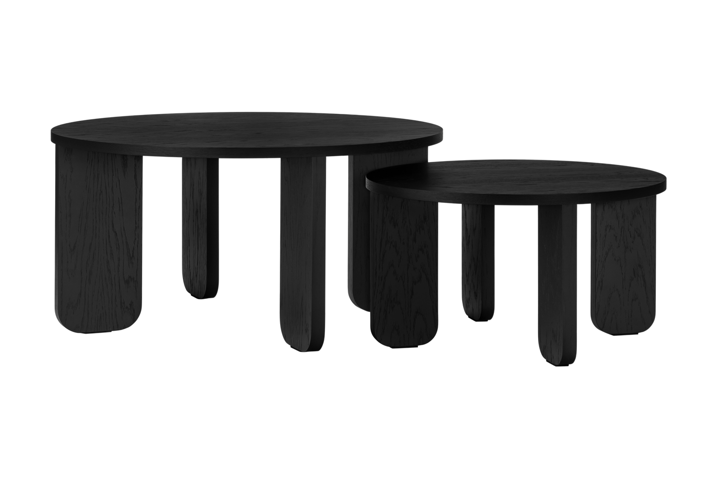 Kuvu Oak Coffee Table - Nest of Tables