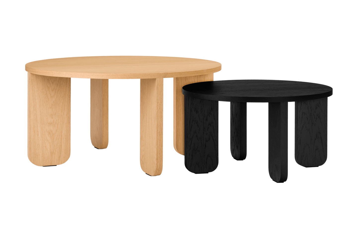 Kuvu Oak Coffee Table - Nest of Tables