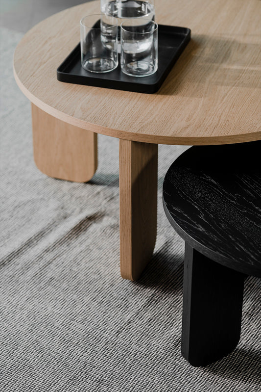 Kuvu Oak Coffee Table - Nest of Tables