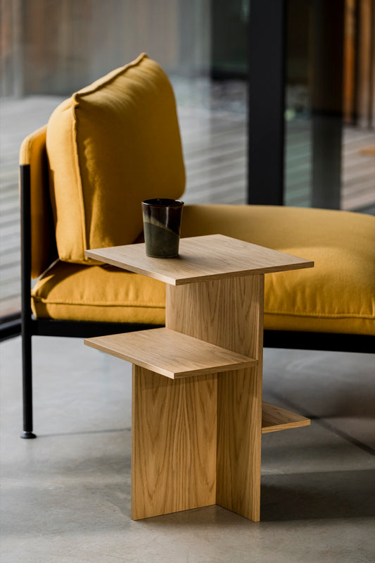 Atik Bedside Table Oak