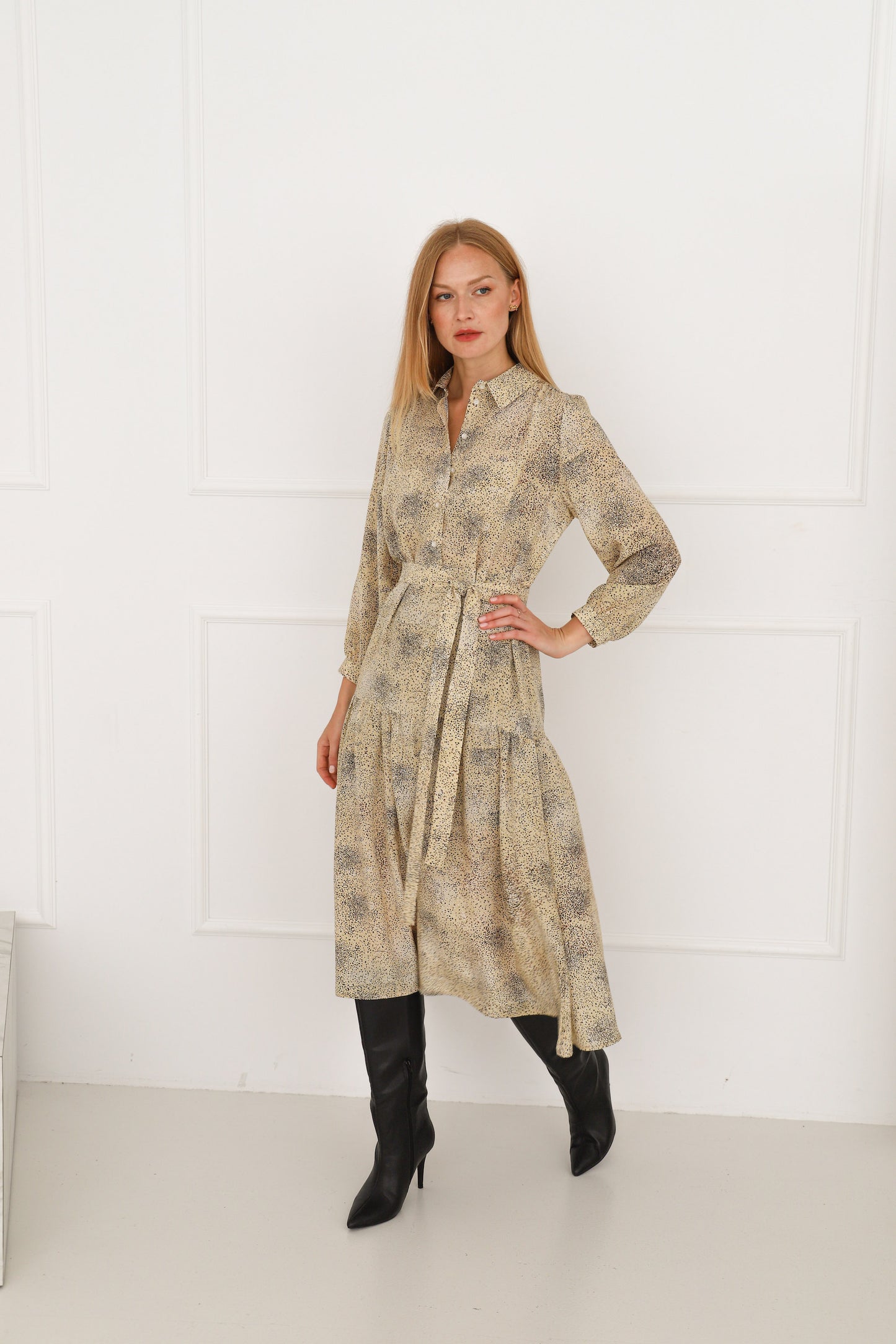 Silk Dress Sand Dune