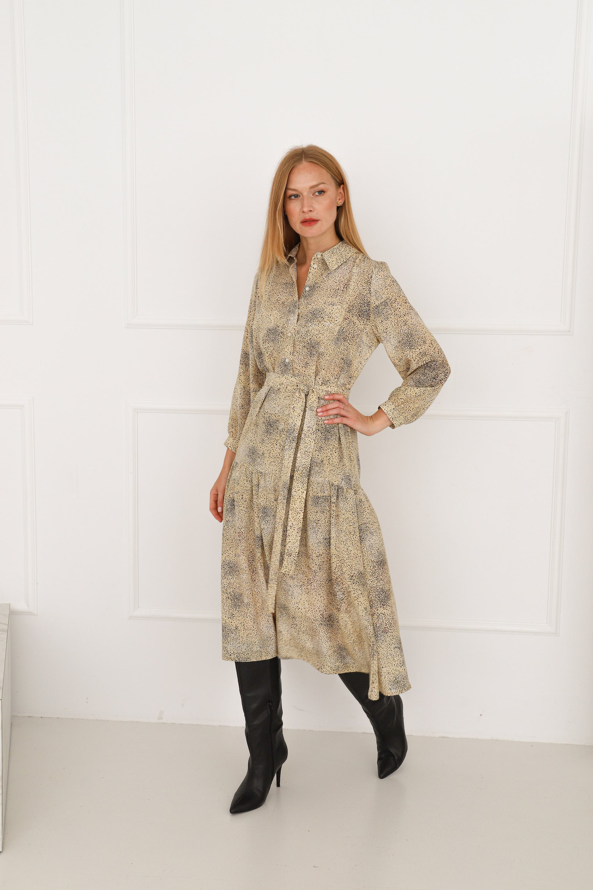Silk Dress Sand Dune