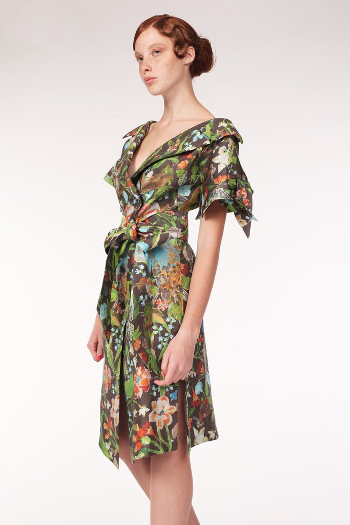 Origami Linen Tailored Dress